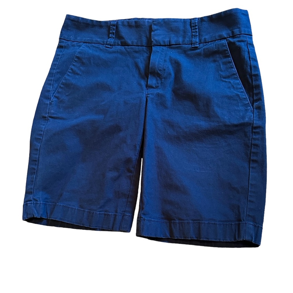J Crew women’s navy Bermuda shorts chino stretch Frankie size 00